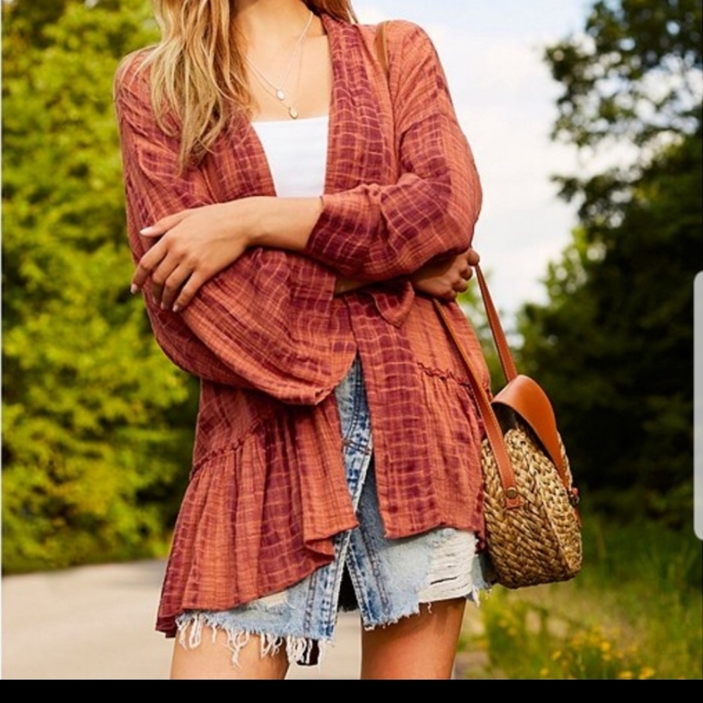 Free People Sasha kimono cardigan top xs/small